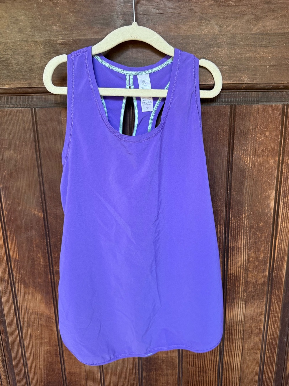 Ivivva Purple Lightweight Racerback Scoop Neck Athletic Tank, Girls  10